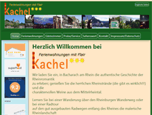 Tablet Screenshot of fewo-kachel.de